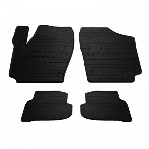 Автомобильные коврики для VOLKSWAGEN Polo Sedan 09- (design 2016) with plastic clips AV2 - 4шт Stingray 1024324