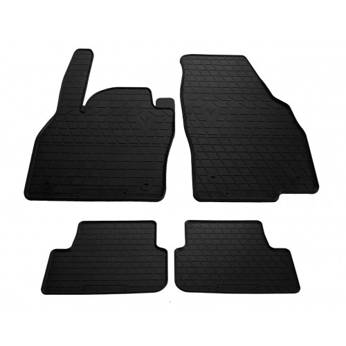 Автомобильные коврики для VOLKSWAGEN Polo Hatchback 17-/SEAT Ibiza V 17-/SEAT Arona 17- (design 2016) with pl clips AV2 - 4шт Stingray 1024334