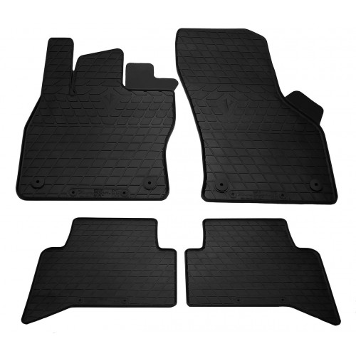 Автомобильные коврики для VOLKSWAGEN Touran III 15- (design 2016) with plastic clips AV2 - 4шт Stingray 1024394
