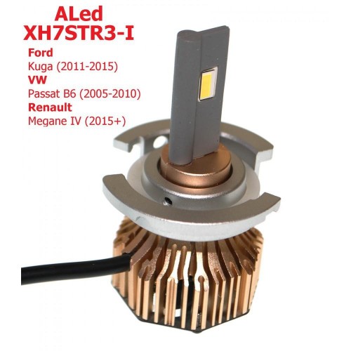 Светодиодная LED лампа ALed X H7 6000K 40W XH7STR3-I Ford Kuga 11-15/VW Passat B6/Renault Megane IV (2шт)