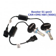 Светодиодная LED лампа Baxster S1 gen3 HB4 (9006) 6000K CAN+EMS (комплект 2шт) Светодиодная LED лампа Baxster S1 gen3 HB4 (9006) 6000K CAN+EMS (комплект 2шт)
