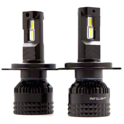 Светодиодная LED лампа Infolight S2 H4 (комплект 2шт)