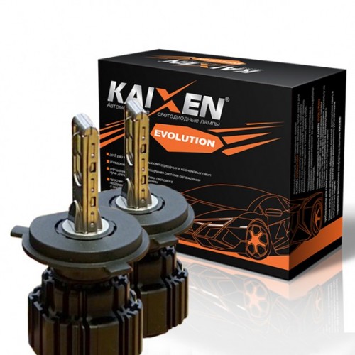 Світлодіодна LED лампа KAIXEN Evolution H4 (50W-6000K)