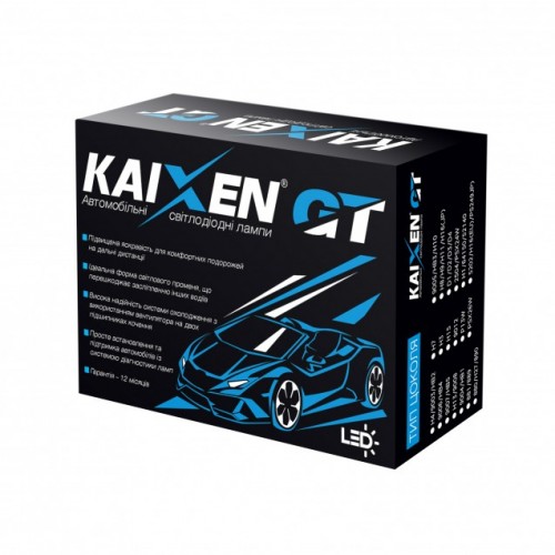 Світлодіодна LED лампа KAIXEN GT HB5 (50W-6000K-CAN BUS READY)