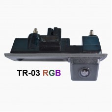 Штатна Камера заднього огляду Prime-X TR-03 RGB (с RGB разъемом) AUDI A3 (2013+), A5 (2007-н.в.), A6 (2011-н.в.), А7 (2010-н.в.), А8 (2010-н.в.), Q5 (2011-н.в.) / PORSCHE Cayenne II (2010-н.в.) / VOLKSWAGEN Tiguan (2008-н.в.), Touareg II (2010-н.в.), Tour