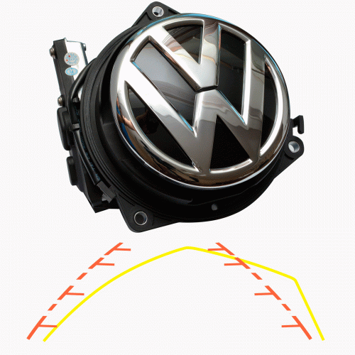 Штатна Камера заднього огляду Prime-X TR-05 CAN+IPAS (Volkswagen Golf, V, VI, Passat B6 4D, B7 4D, CC)